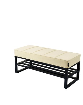 Ławka Tapicerowana Industrialna Hamilton 2802 LGM-261, EMRA WOOD DESIGN