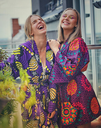 Piękne fioletowe kimono Mandala, OSOBY - Prezent dla taty