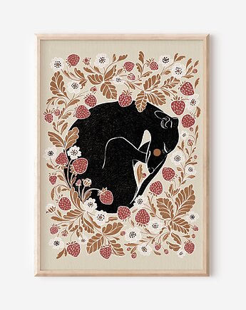 Plakat - Charcik z truskawkami, Mint In Paper