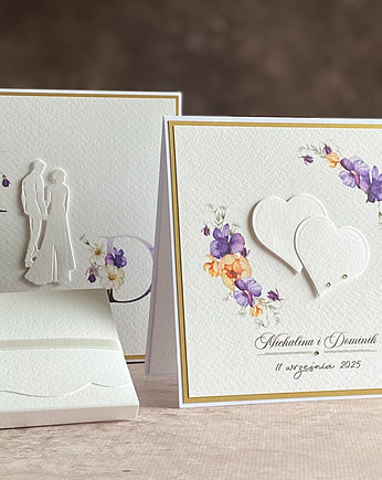 Pudełko na pieniądze z inicjałami Młodej Pary, WP 63Z, Anna Art and Crafts
