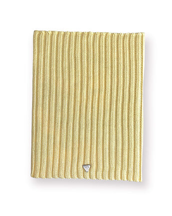 Komin merino w prążki Soft Snood - smooth banana, YellowYarnyYak