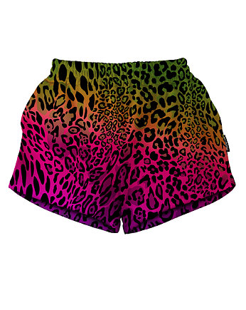 Shorty Spodenki Damskie DR.CROW Multicolor Leopard, DrCrow