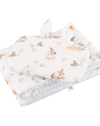 Pościel wyp. uszy 75x100 Saint-Tropez Blue SM PZ, Bajkowe Wnetrza