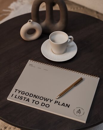 Planer tygodniowy niedatowany, ADHD-friendly, PaperDesk