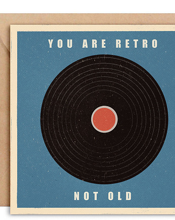 Kartka You are retro + koperta, MUKI design