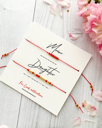 Bransoletka For Luck - Mom&Daughter, Ilovehandmade