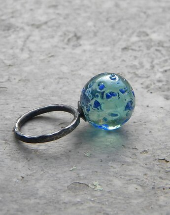 Niebieska  planeta  - pierścionek, Beata Trotter