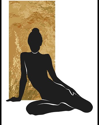 Plakat "Oparta kobieta", Fotobloki and decor