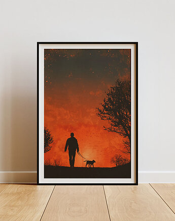 Plakat - Dogwalk, Harry Monkey