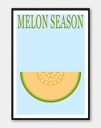 Plakat MELON - MELON SEASON- z serii FRUIT SEASON, Pracownia Och Art