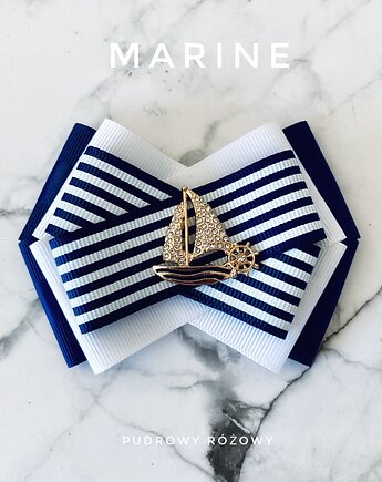 Brosza Marynarska / Żeglarska  Kolekcja MARINE  NEW, Pudrowy Różowy