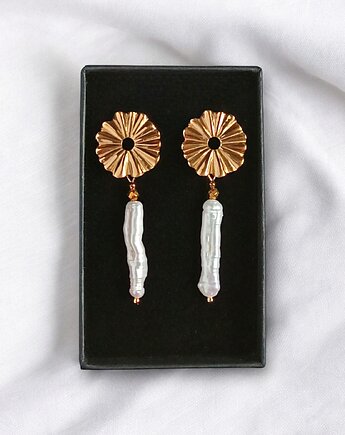 Długie perły : kolczyki : wyjątkowy prezent PREMIUM : I, kaktusia