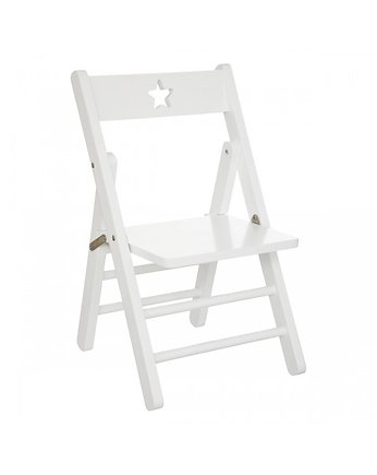 Krzesło Dziecięce Krzesełko dla Dzieci Haichea Białe, OSOBY - Prezent dla dziecka