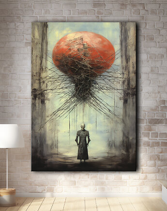 Melancholia - Obraz na płótnie - Druk, Blejtrama - Impresjonizm, Loft #3, Black Sapphire Art