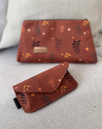 Etui na okulary bursztyn, sacky bag