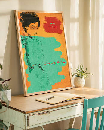 Spragnieni miłości - plakat 50x70 cm - In the Mood for Love, minimalmill