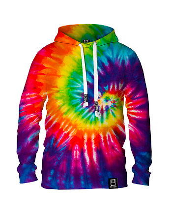 Damska Bluza z kapturem DR.CROW Tie Dye Blue, DrCrow