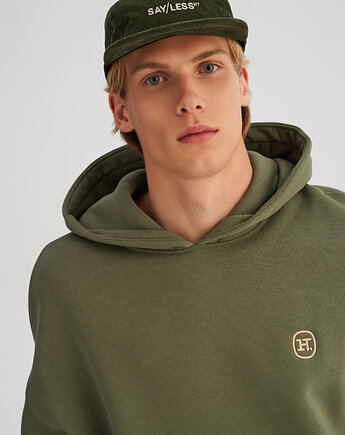 Czapka sztruksowa CAMPER zielona, HARP TEAM