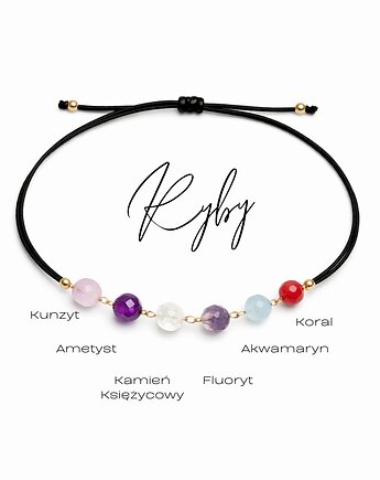 ZODIAK, Bransoletka Glam, Ryby, GLAM