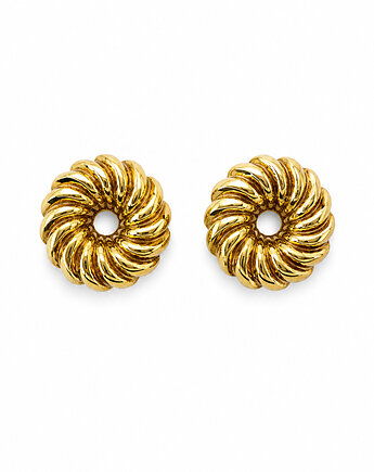 Kolczyki pozłacane Pączki Hiszpańskie, Hetman Jewelry