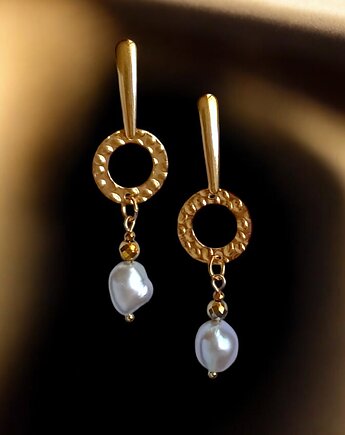 LUX. Srebrne perły - unikatowe kolczyki