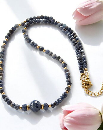 Naszyjnik z kamieni naturalnych - szafir, MYNESS