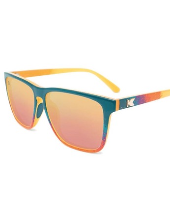 Pomarańczowe okulary przeciwsłoneczne Desert Fast Lanes, SunloversSunglasses