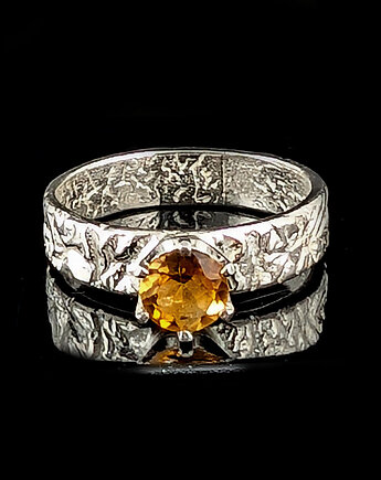 Pierścionek delikatny cytryn, Pracownia Neores