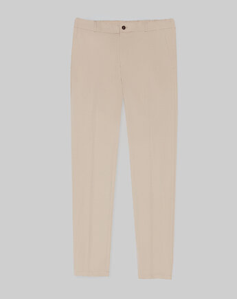 Spodnie do zestawu circello beżowy slim fit, BORGIO