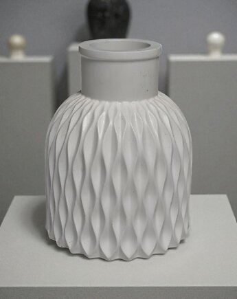 Wazon gipsowy Simple White, Oyka Candle