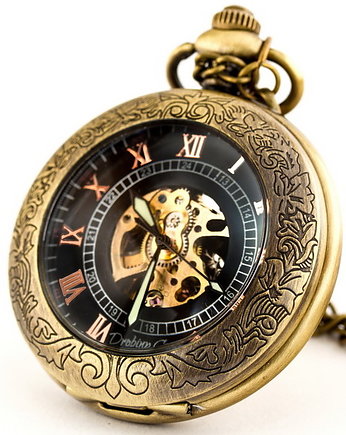 Zegarek mechaniczny wisior Elegancja w Brazie - Drobiny Czasu, DROBINY CZASU
