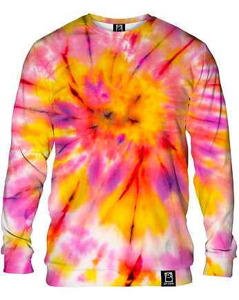 Bluza Bez Kaptura Męska DR.CROW Tie Die Pink, DrCrow