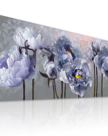 OBRAZ NA PŁÓTNIE - KWIATY PIWONIE 150x60cm, LUdesign gallery