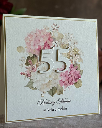 Kartka urodzinowa z kopertą prezentową, BH 75b, Anna Art and Crafts