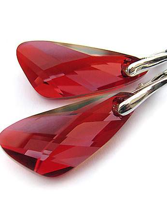 Kolczyki z kryształami Swarovski - Magma Wing, Marisella