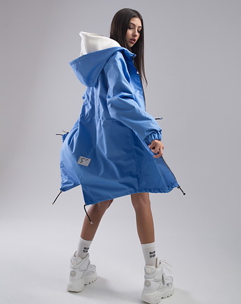 Kurtka ocieplana/ płaszcz typu parka baby blue, REST Factory