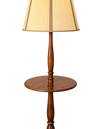 Lampa podłogowa ze stolikiem Modern,lata 40., Relikt design