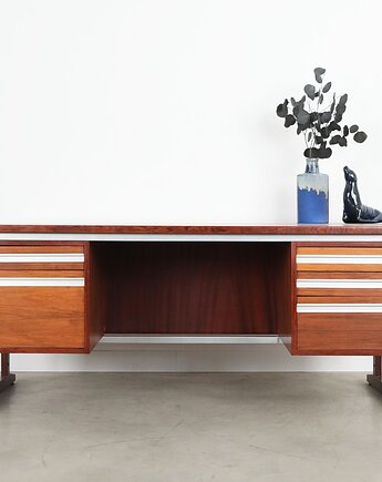 Biurko palisandrowe, duński design, lata 70, produkcja: Dania, Przetwory design