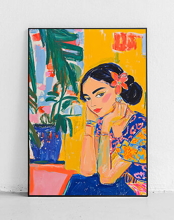 Plakat Myśli wśród kolorów lata, Harvest Maison