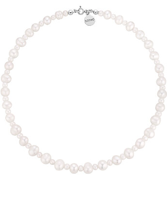 Srebrny naszyjnik z pereł naturalnych, SOTHO