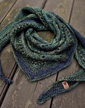 W lesie / chusta, agat handmade