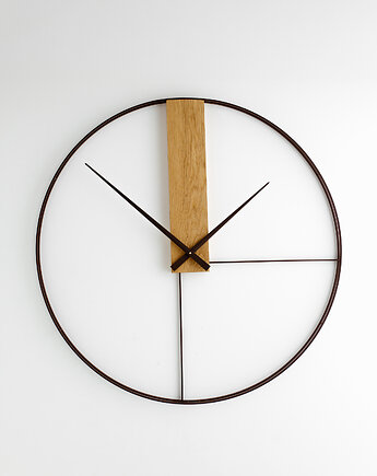 Duży zegar ścienny 96cm Brąz, Simpleclock96