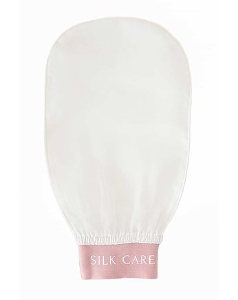 Rękawica złuszczająca, jedwabna - Kessa - SILK CARE, Silk & Stone Care