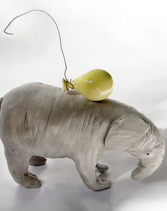 Rzeźba ceramiczna Słonik handmade, Ewa Duszka