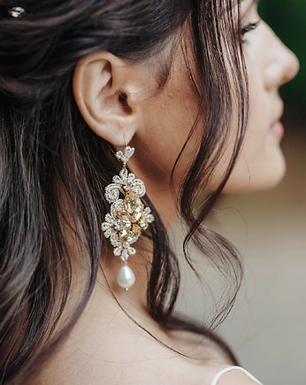 Lace Me Gold - perłowe, PiLLow Design