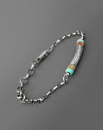 Bransoletka Jaspis Srebro, Pastelove Jewelry