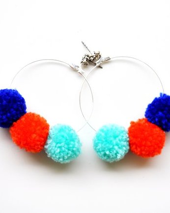 Wyjątkowe kolczyki BOHO POMPOM, Sylwia Żak