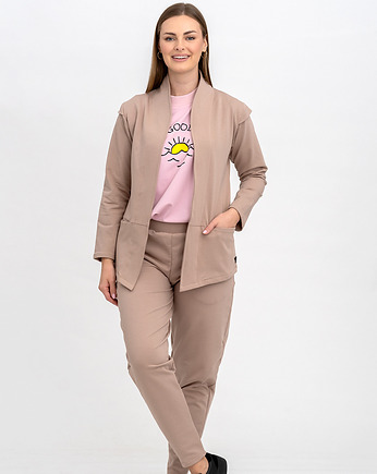 Komplet  Marynarka+Spodnie  capucino, 3 for U