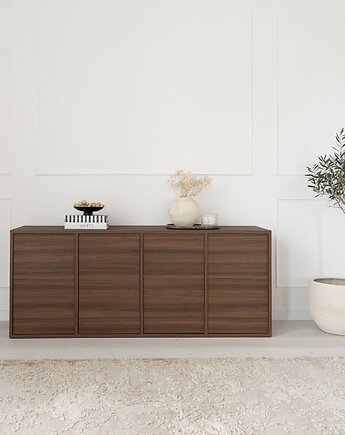 Minimalistyczna komoda SOREN  Komoda do salonu na wymiar, Papierówka Simple form of furniture