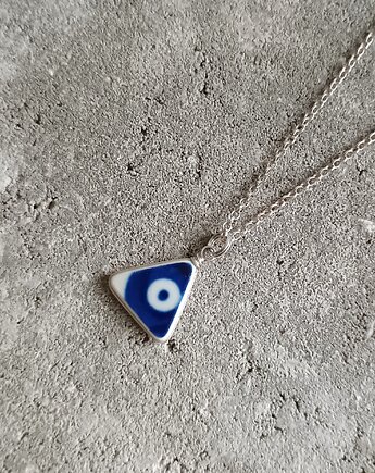 Naszyjnik Bolesławiec, biżuteria z talerzy